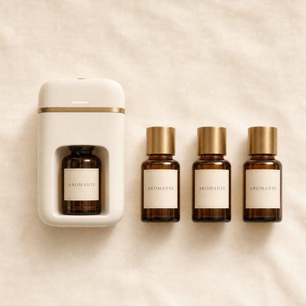 Aromante diffuser with three scents